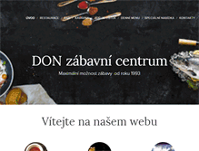 Tablet Screenshot of dontrebic.cz